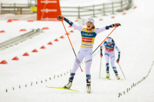 Der Moment, in dem du den Gesamtweltcup gewinnst: Ida Marie Hagen (NOR).