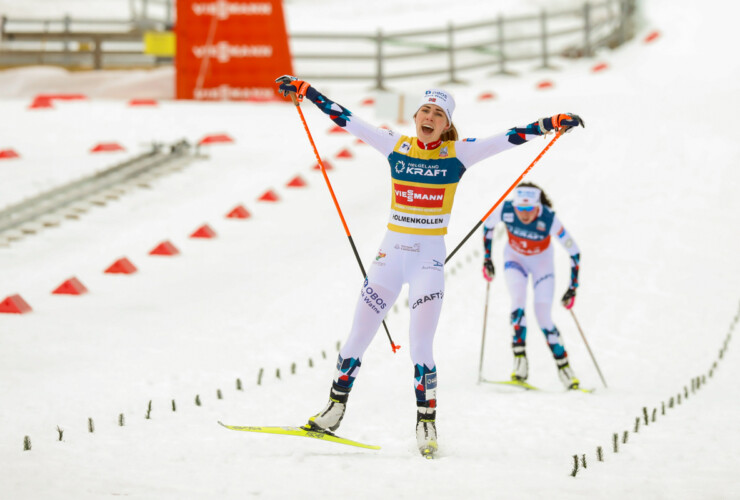 Der Moment, in dem du den Gesamtweltcup gewinnst: Ida Marie Hagen (NOR).