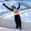 Ida Marie Hagen (NOR) landete am Sonntag den weitesten Sprung.