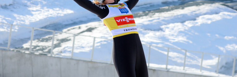 Ida Marie Hagen (NOR) landete am Sonntag den weitesten Sprung.