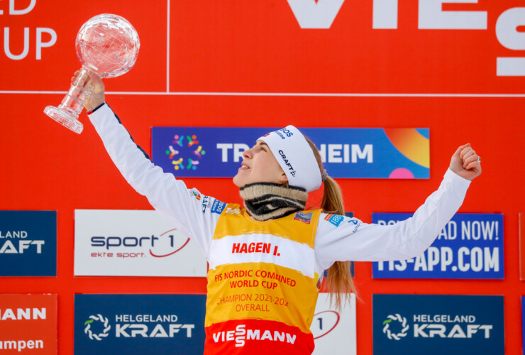 Ida Marie Hagen (NOR) gewinnt die kleine Kristallkugel des Sprintweltcups.