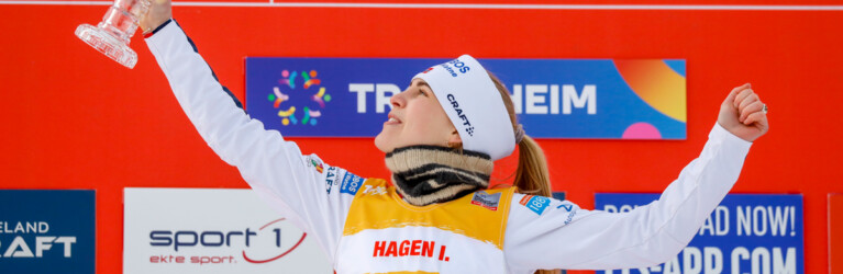 Ida Marie Hagen (NOR) gewinnt die kleine Kristallkugel des Sprintweltcups.
