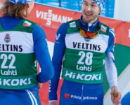 Der Schampus ist nicht für seinen 200. Weltcup: Ilkka Herola (FIN).