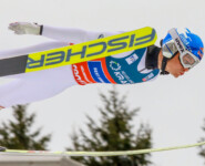 Johannes Lamparter (AUT) war der beste Springer hinter Riiber.