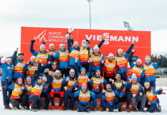 Johannes Lamparter (AUT) und Team Österreich waren das erfolgreichste Männer-Team im vergangenen Winter.