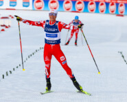 Johannes Lamparter (AUT) gewinnt den letzten Weltcup der Saison.