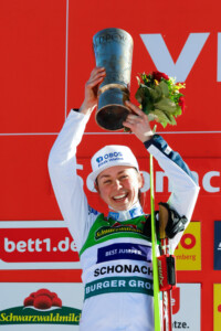 Mari Leinan Lund (NOR) feierte zwei Weltcupsiege, bevor sie sich schwer verletzte.