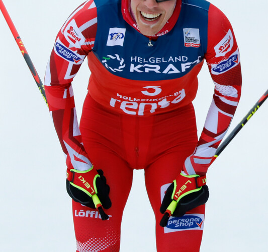 Franz-Josef Rehrl (AUT) freut sich über Platz fünf.