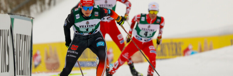 Julian Schmid (GER I), hier noch an der Spitze des Feldes