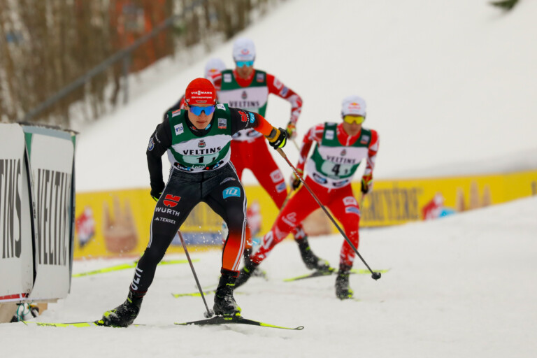 Julian Schmid (GER I), hier noch an der Spitze des Feldes