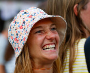 Prominente Zuschauerin: Skispringerin Katharina Schmid (GER)