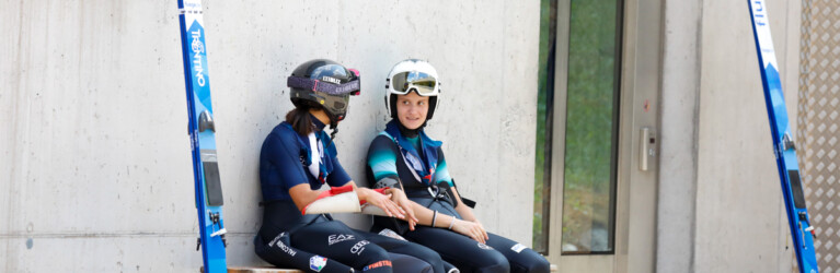 Veronica Gianmoena (ITA), Ema Volavsek (SLO), (l-r)
