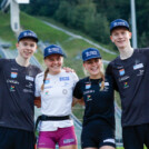Jens Luraas Oftebro (NOR), Marte Leinan Lund (NOR), Ida Marie Hagen (NOR), Einar Luraas Oftebro (NOR), (l-r)