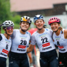 Veronica Gianmoena (ITA), Daniela Dejori (ITA), Greta Pinzani (ITA), Nathalie Armbruster (GER), (l-r)