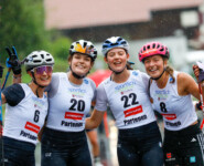 Veronica Gianmoena (ITA), Daniela Dejori (ITA), Greta Pinzani (ITA), Nathalie Armbruster (GER), (l-r)