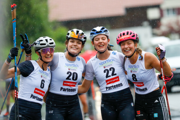 Veronica Gianmoena (ITA), Daniela Dejori (ITA), Greta Pinzani (ITA), Nathalie Armbruster (GER), (l-r)