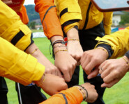 Team: Nathalie Armbruster (GER), Anne Haeckel (GER), Jenny Nowak (GER), Maria Gerboth (GER), Tim Kopp (GER), (l-r)