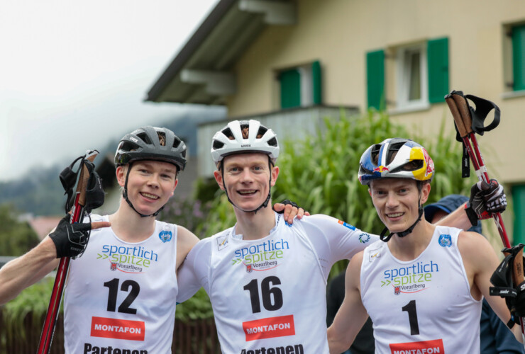 Jens Luraas Oftebro (NOR), Einar Luraas Oftebro (NOR), Kristjan Ilves (EST), (l-r)