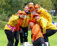 Nathalie Armbruster (GER), Anne Haeckel (GER), Jenny Nowak (GER), Maria Gerboth (GER), Tim Kopp (GER), (l-r)