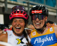 Doppelpodium: Nathalie Armbruster (GER), Jenny Nowak (GER), (l-r)