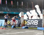 Böllerschüsse als Startsignal: David Mach (GER), Thomas Rettenegger (AUT), (l-r)