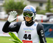 Kristjan Ilves (EST) gewinnt das Springen.