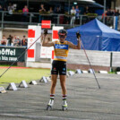 Jenny Nowak (GER) freut sich über Platz 3.