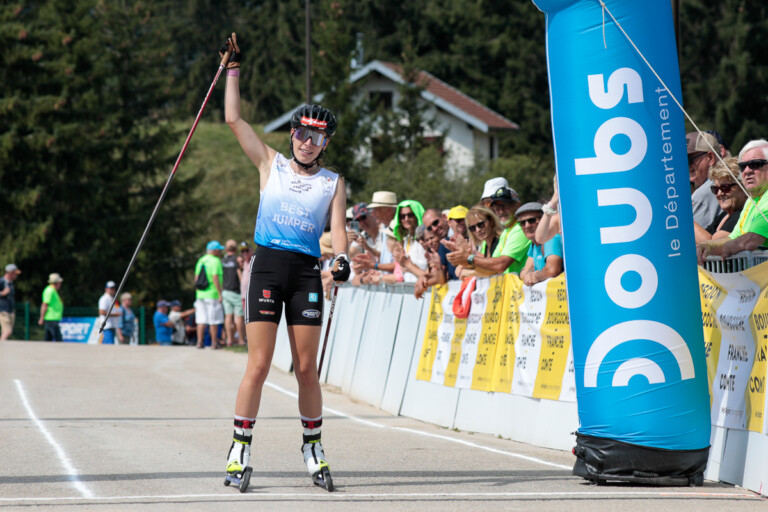 Jenny Nowak (GER) gewann das Rennen der Frauen.