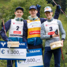 Jens Luraas Oftebro (NOR), Einar Luraas Oftebro (NOR), Kristjan Ilves (EST), (l-r)