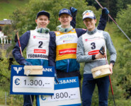 Jens Luraas Oftebro (NOR), Einar Luraas Oftebro (NOR), Kristjan Ilves (EST), (l-r)