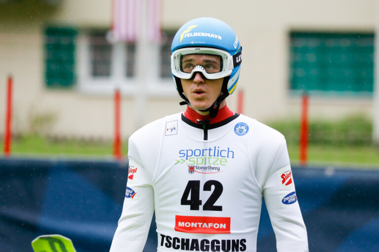 Thomas Rettenegger (AUT) war nicht zufrieden mit der Wahl der Anlauflänge.