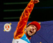Johannes Rydzek (GER) gewinnt seinen Heimwettkampf in Oberstdorf.