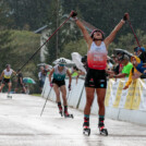 Nathalie Armbruster (GER) gewinnt den letzten Wettkampf des Sommers.