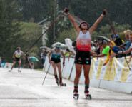 Nathalie Armbruster (GER) gewinnt den letzten Wettkampf des Sommers.