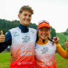 Die besten Läufer des Sommers: Matteo Baud (FRA), Nathalie Armbruster (GER), (l-r)