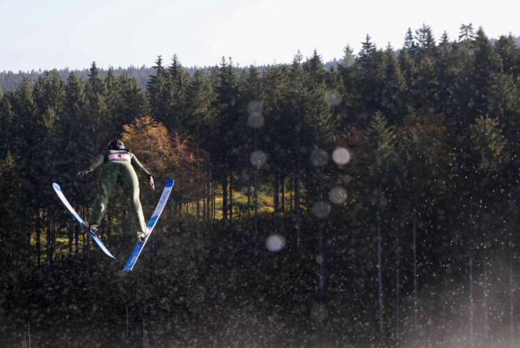 Elisabeth Struempfel (GER) vor einem Jahr bei der DM in Klingenthal
