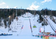 Die Skisprungschanze in Ramsau am Dachstein