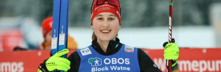 Maria Gerboth (GER) freutnsich über Platz fünf.
