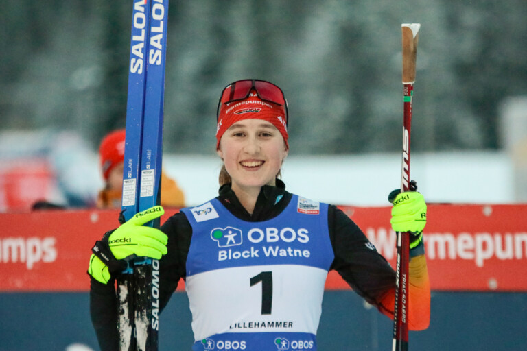 Maria Gerboth (GER) freutnsich über Platz fünf.