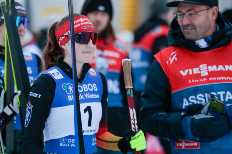 Maria Gerboth (GER) geht als Erste ins Rennen.