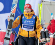 Sprungsiegerin Maria Gerboth (GER)