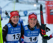 Jenny Nowak (GER), Nathalie Armbruster (GER), (l-r)