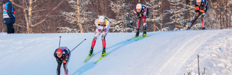 Julian Schmid (GER), Jarl Magnus Riiber (NOR), Johannes Lamparter (AUT), (l-r)