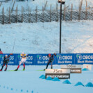 Vinzenz Geiger (GER), Jarl Magnus Riiber (NOR), Julian Schmid (GER), (l-r)