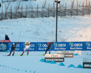Vinzenz Geiger (GER), Jarl Magnus Riiber (NOR), Julian Schmid (GER), (l-r)