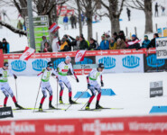 Andreas Skoglund (NOR), Aleksander Skoglund (NOR), Jens Luraas Oftebro (NOR), Joergen Graabak (NOR), (l-r)