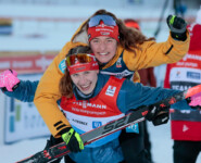 Jenny Nowak (GER), Nathalie Armbruster (GER), (l-r)