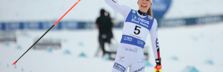 Ida Marie Hagen (NOR) gewinnt den ersten Weltcup der Saison.