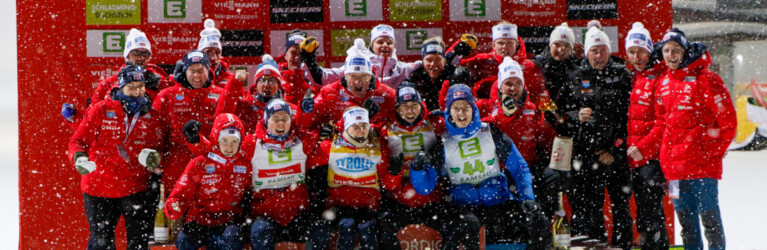Ida Marie Hagen (NOR) und Team Norwegen