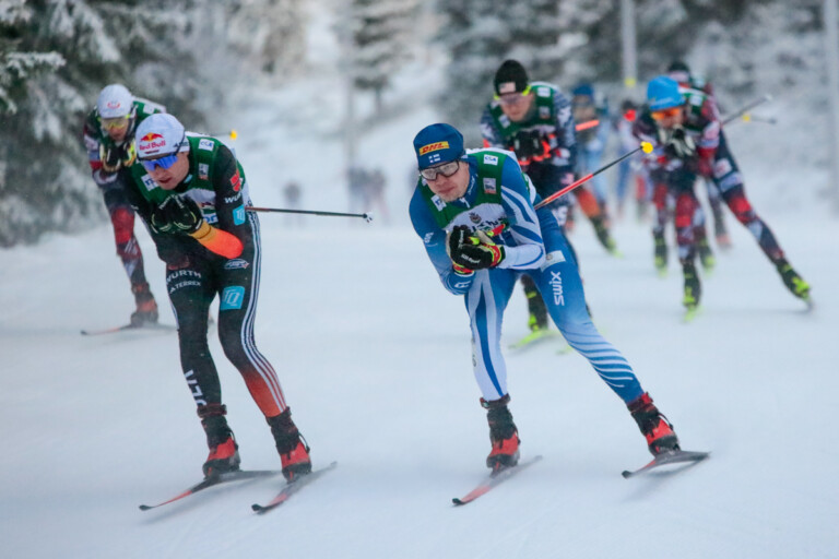Vinzenz Geiger (GER), Arttu Maekiaho (FIN) (l-r)